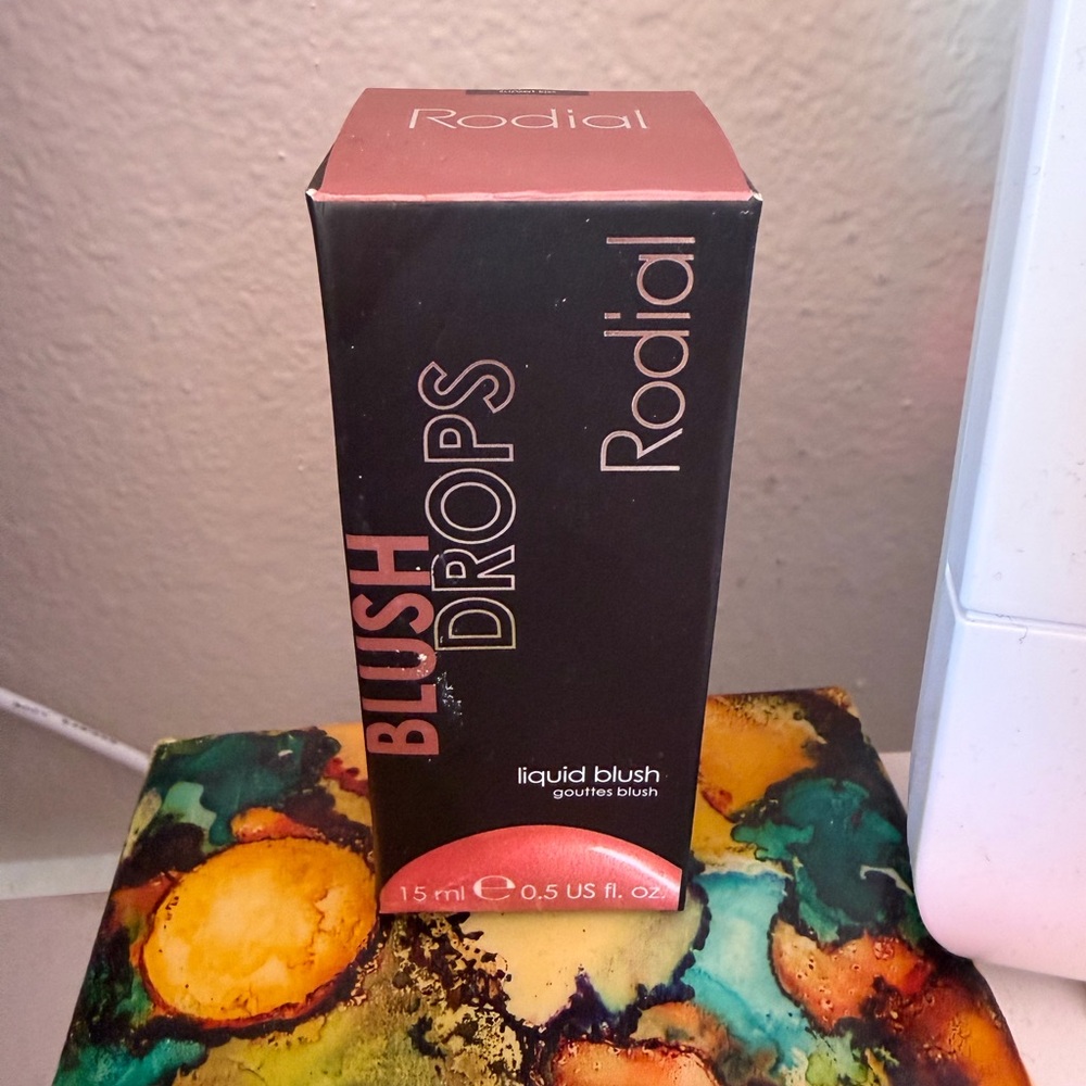 Rodial Blush Drops in Black and Pink Packaging